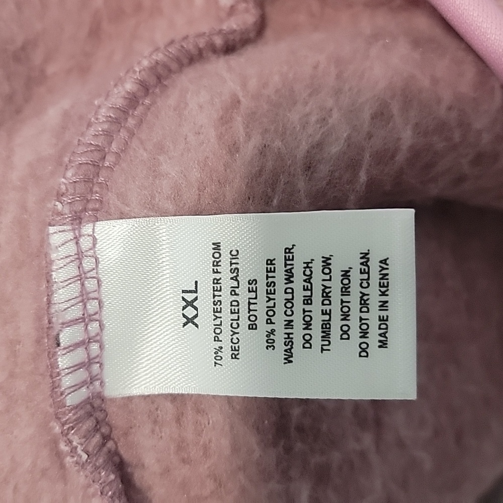 Earth YOGA Sherpa pullover for Susan Komen, mauve heather, NWT, XXL, super soft! - Picture 6 of 8